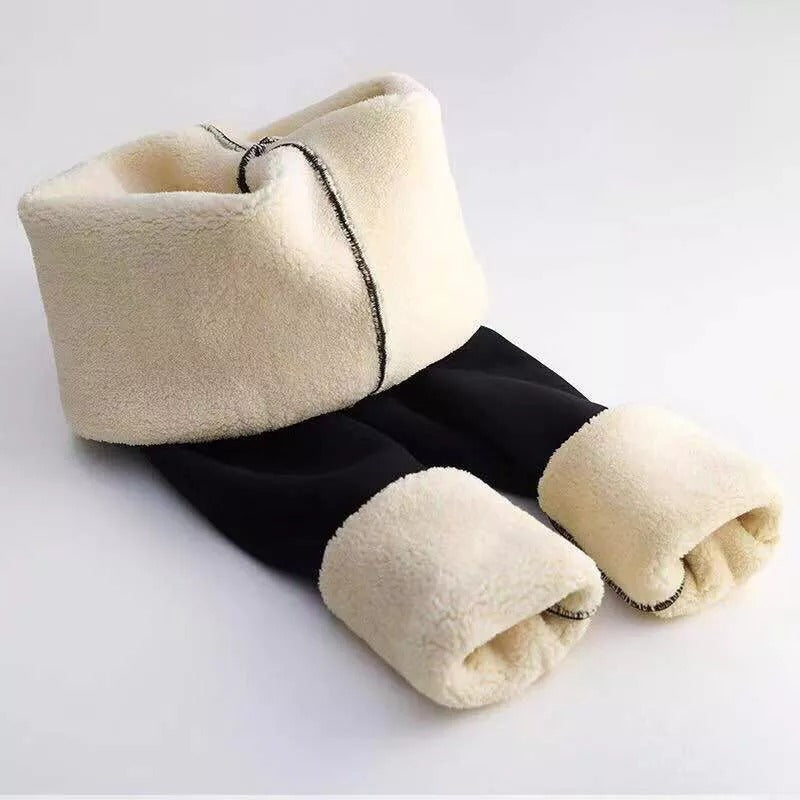 Warme Plüsch-Leggings