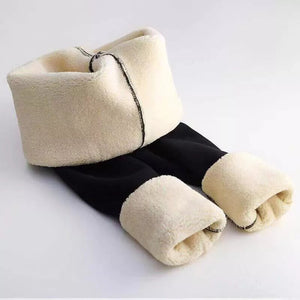 Warme Plüsch-Leggings