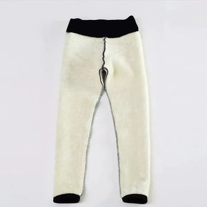 Warme Plüsch-Leggings