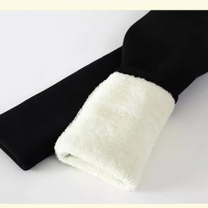 Warme Plüsch-Leggings
